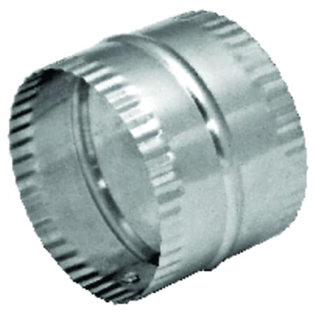 Deflecto Deflect-O Jordan 3 in. L X 6 in. D Silver/White Aluminum Duct Connector DAC6C